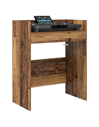 Tavolo DJ Legno antico 102 x 45 x 102 cm Legno ingegnerizzato