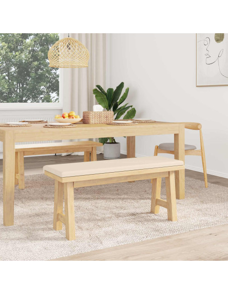 Cuscino per panchina Microfibra Beige Profondità 35 cm