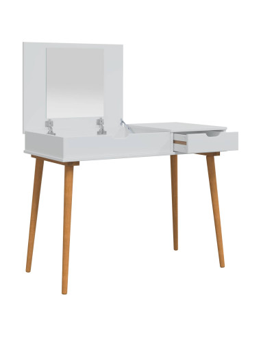 Tavolo da Trucco FAUSKE Bianco 100 x 50 x 78 cm