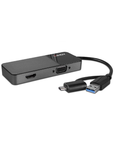 CONVERTER USB 3.0 A   C  HDMI E VGA