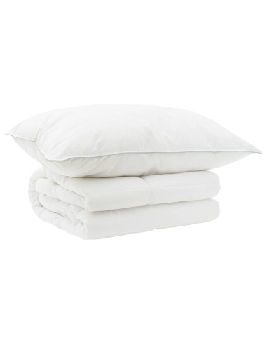 Set di piumone e cuscini 2 pz 152x203 cm Estate 140 GSM Lana