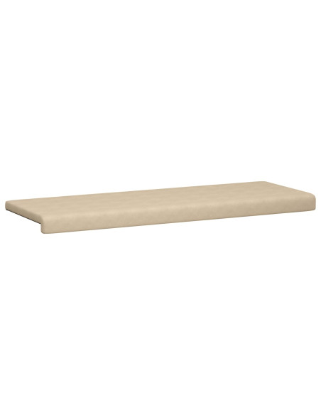 Cuscino per panchina Microfibra Crema Profondità 35 cm