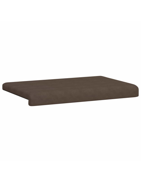 Cuscino per panchina Microfibra Marrone Profondità 35 cm