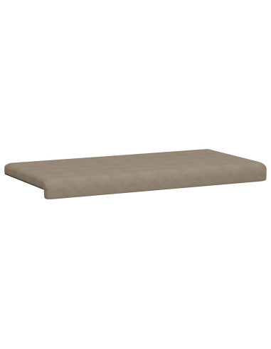 Cuscino per panchina Microfibra Tortora Profondità 35 cm