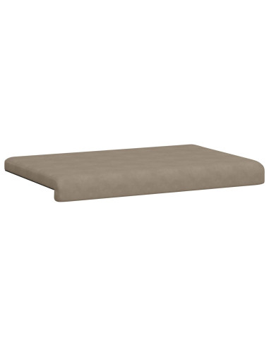 Cuscino per panchina Microfibra Tortora Profondità 35 cm