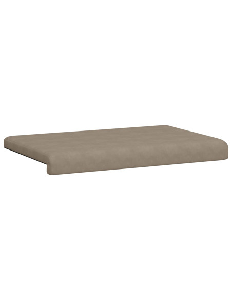 Cuscino per panchina Microfibra Tortora Profondità 35 cm