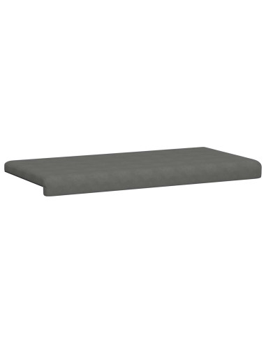 Cuscino per panchina Microfibra Grigio Scuro Profondità 35 cm