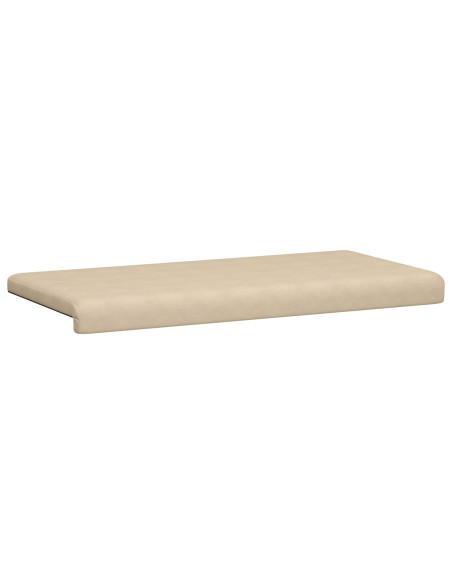 Cuscino per panchina Microfibra Crema Profondità 35 cm