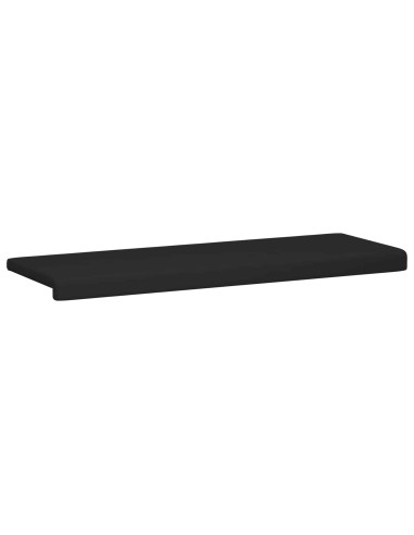 Cuscino per panchina Microfibra Nero Profondità 35 cm