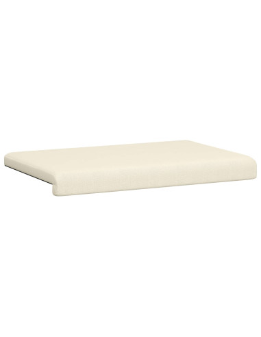 Cuscino per panchina Velvet testurizzato Crema Profondità 35 cm