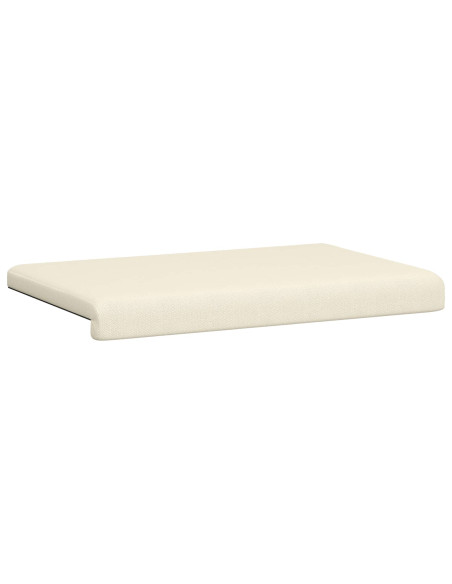 Cuscino per panchina Velvet testurizzato Crema Profondità 35 cm