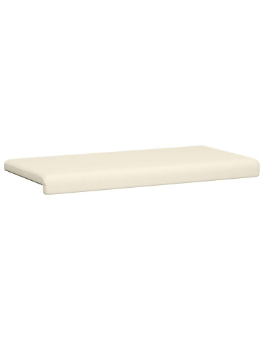 Cuscino per panchina Velvet testurizzato Crema Profondità 35 cm