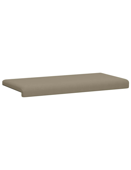 Cuscino per panchina Velvet testurizzato Cachi Profondità 35 cm