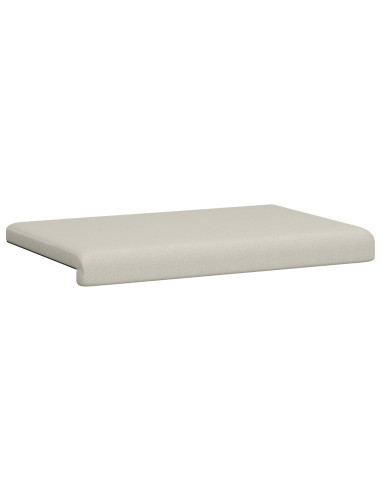 Cuscino per panchina Velvet testurizzato Avena Profondità 35 cm