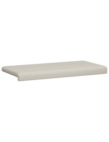 Cuscino per panchina Velvet testurizzato Avena Profondità 35 cm