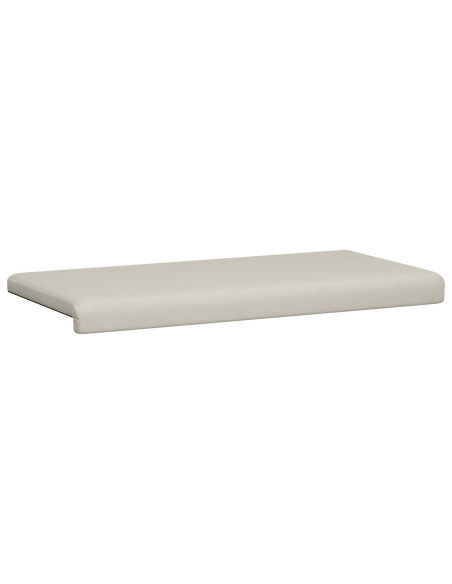 Cuscino per panchina Velvet testurizzato Avena Profondità 35 cm