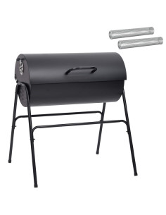 Griglia da Esterno 3 pz 80 x 73 x 90 cm Metallo Nero 2
