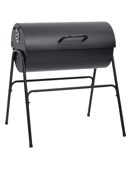 Griglia da Esterno 3 pz 80 x 73 x 90 cm Metallo Nero