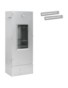Forno Affumicatore 3 pz 44,5 x 29 x 110 cm Acciaio zincato