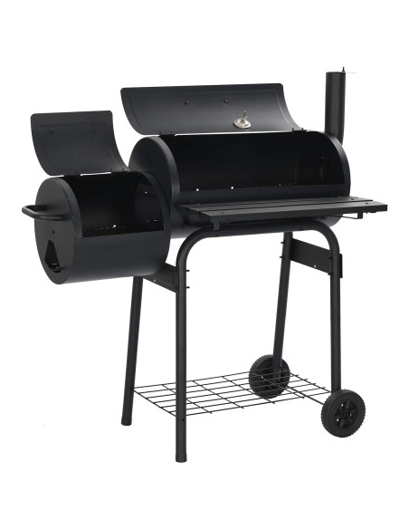 Griglia da Esterno 103 x 60 x 113 cm Acciaio Nero