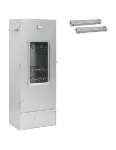 Forno Affumicatore 3 pz 44,5 x 29 x 110 cm Acciaio zincato