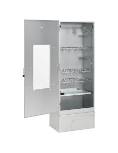 Forno Affumicatore 3 pz 44,5 x 29 x 110 cm Acciaio zincato 2