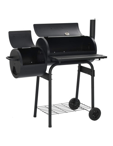 Griglia da Esterno 103 x 60 x 113 cm Acciaio Nero
