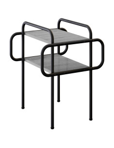 Tavolino da salotto Sonoma grigio 40 x 40 x 51 cm 2