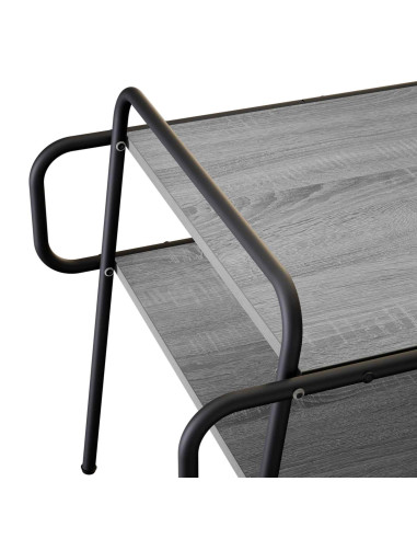 Tavolino da salotto Sonoma grigio 40 x 40 x 51 cm