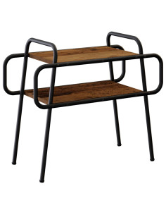 Tavolino da salotto Legno antico 60 x 30 x 51 cm 2