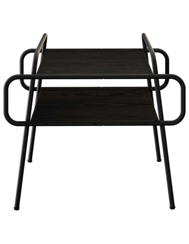 Tavolino da salotto Rovere Nero 50 x 50 x 51 cm