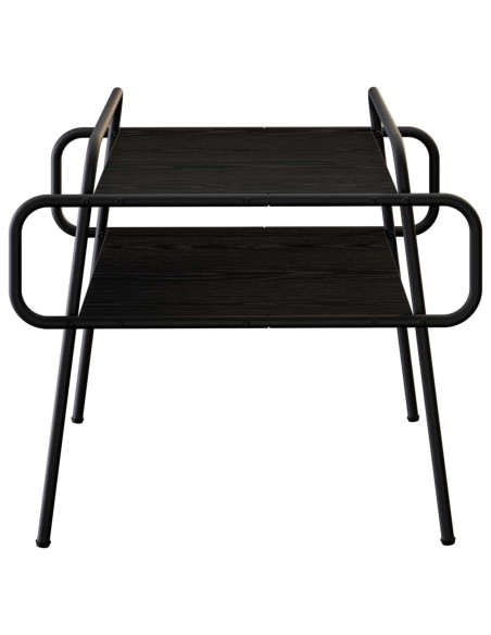 Tavolino da salotto Rovere Nero 50 x 50 x 51 cm
