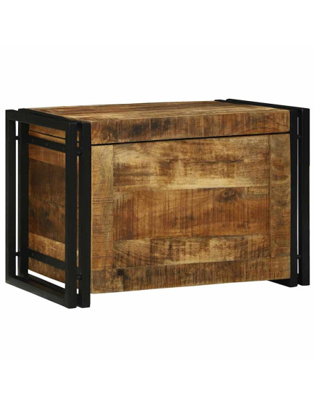 Scatola di Stoccaggio 60 x 40 x 41 cm Legno di mango massello