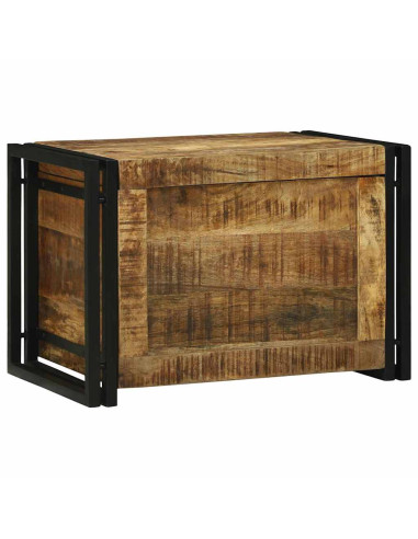 Scatola di Stoccaggio 60 x 40 x 41 cm Legno di mango massello