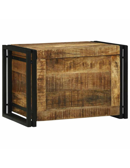 Scatola di Stoccaggio 60 x 40 x 41 cm Legno di mango massello