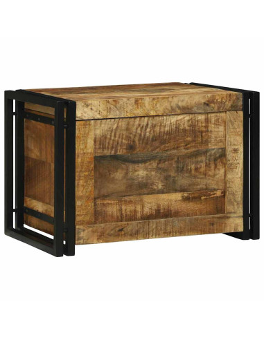Scatola di Stoccaggio 60 x 40 x 41 cm Legno di mango massello