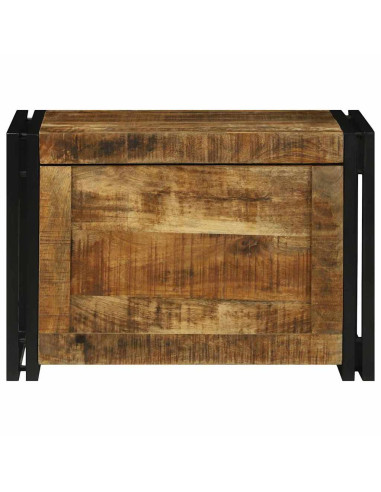 Scatola di Stoccaggio 60 x 40 x 41 cm Legno di mango massello