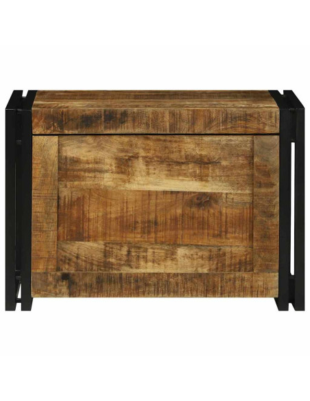 Scatola di Stoccaggio 60 x 40 x 41 cm Legno di mango massello