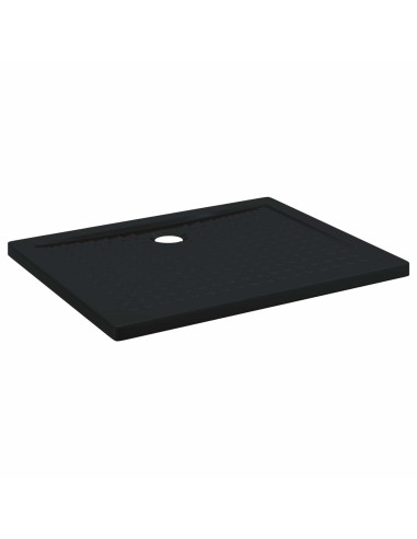 Vassoio base doccia con punti 100 x 80 x 4 cm ABS Nero
