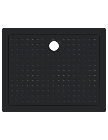 Vassoio base doccia con punti 100 x 80 x 4 cm ABS Nero