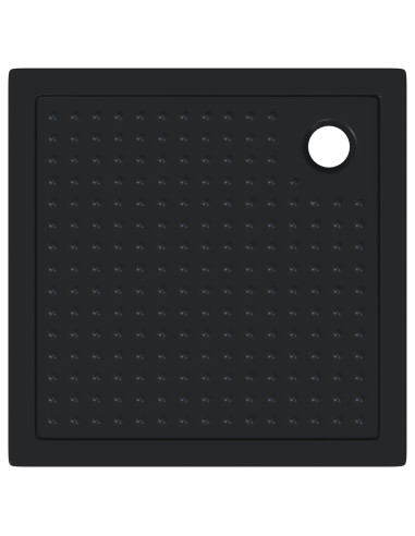 Vassoio base doccia con punti 90 x 90 x 4 cm ABS Nero