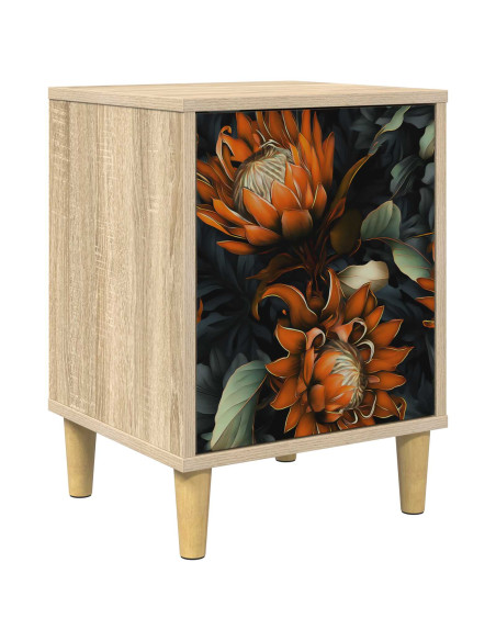 Armadio da Notte LOCHEM Rovere Sonoma 36 x 33 x 50 cm