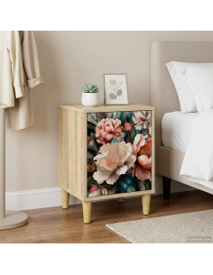 Armadio da Notte BORNE Rovere Sonoma 36 x 33 x 50 cm