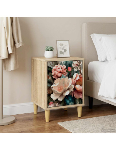 Armadio da Notte BORNE Rovere Sonoma 36 x 33 x 50 cm