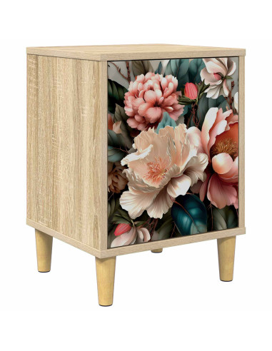 Armadio da Notte BORNE Rovere Sonoma 36 x 33 x 50 cm