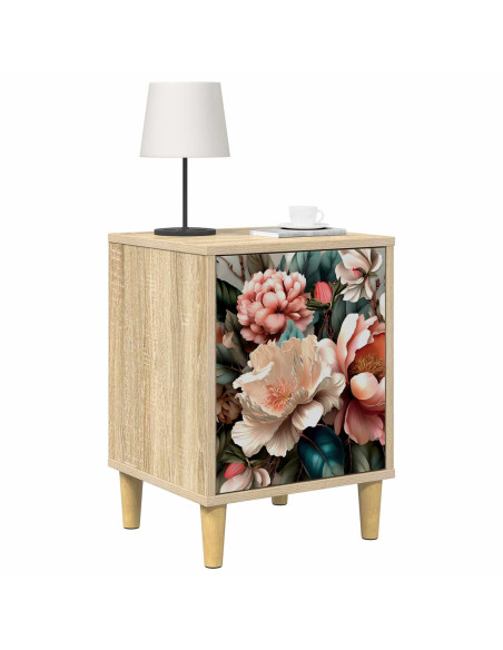 Armadio da Notte BORNE 2 pz Rovere Sonoma 36 x 33 x 50 cm