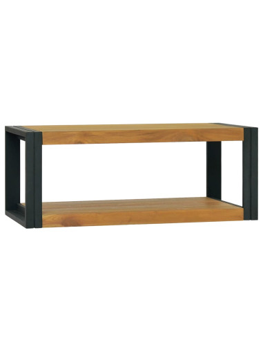Mobile da Bagno 90x45x35 cm in Legno Massello di Teak