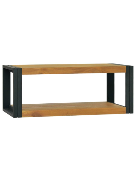Mobile da Bagno 90x45x35 cm in Legno Massello di Teak