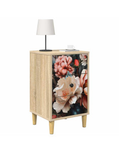 Armadio da Notte BORNE Rovere Sonoma 36 x 33 x 60 cm 2