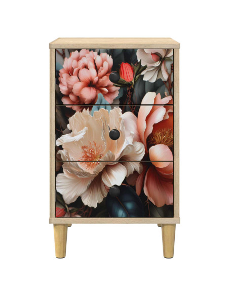 Armadio da Notte BORNE Rovere Sonoma 36 x 33 x 60 cm